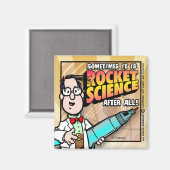 Aimant Rocket Science (Recto/Verso)