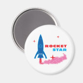 Aimant Rocket Star (Recto/Verso)