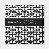 Aimant Rockin Enregistrer la date (Devant)