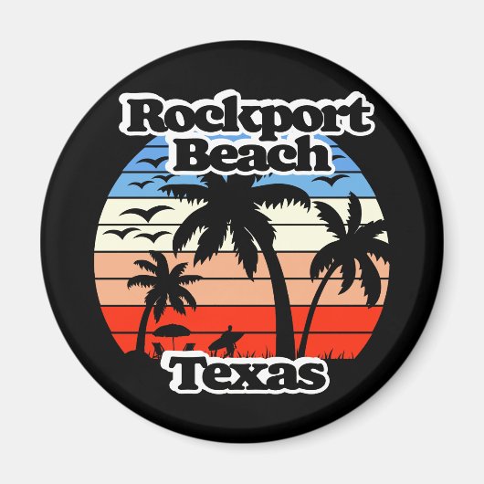Aimant Rockport Beach Texas (Devant)