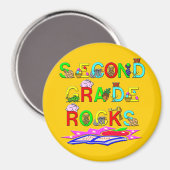 Aimant Rocks de 2e année (Recto/Verso)
