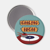 Aimant Rocks de curling (Recto/Verso)