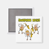 Aimant Rocks saxophones (Recto/Verso)