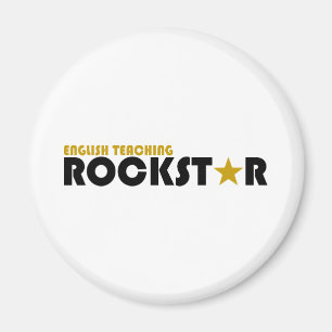 Aimant Rockstar de enseignement anglais
