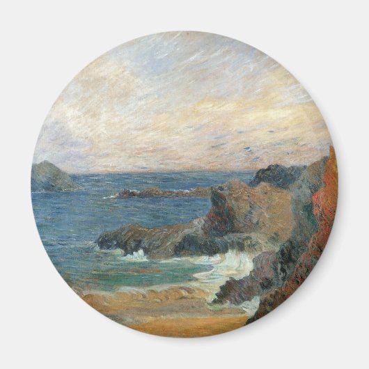 Aimant Rocky Coast by Paul Gauguin, Vintage Impressionism (Devant)