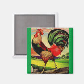 Aimant Rocky the Handsome Rooster (Recto/Verso)