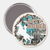 Aimant Rodeo Y'all (Recto/Verso)
