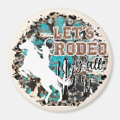 Aimant Rodeo Y'all (Devant)