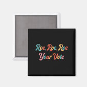 Aimant roe roe roe roe votre vote 75 (Recto/Verso)