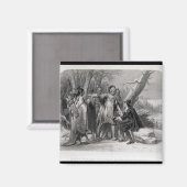 Aimant Roger Williams protégé par les Narragansetts (Recto/Verso)