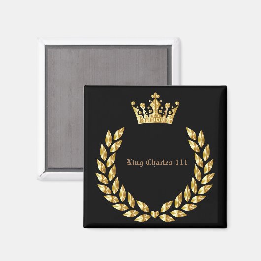 Aimant Roi Charles 111 Couronne (Recto/Verso)