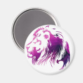 Aimant Roi de la jungle (Recto/Verso)