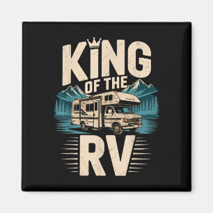 Aimant Roi de l'aventure en camping-car camping-car campi