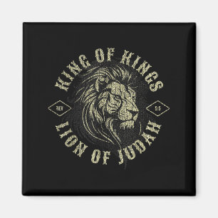 Aimant Roi Des Rois Lion De Juda Foi Chrétienne Religi