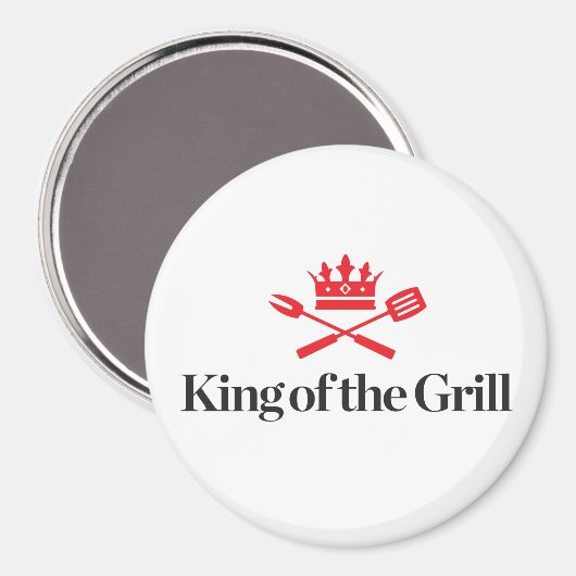 Aimant Roi du Grill (Recto/Verso)