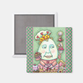 AIMANT ROI HUMAIN DES COEURS ET DES CONFECTIONS, VALENTIN (Recto/Verso)