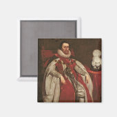 Aimant Roi James Ier d'Angleterre et VI d'Écosse, 1621 (Recto/Verso)