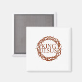 Aimant Roi Jésus (Recto/Verso)