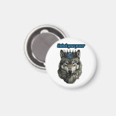 Aimant roi loup libère ton pouvoir (Recto/Verso)