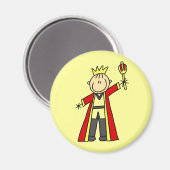 Aimant Roi Stick Figure (Recto/Verso)