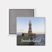 Aimant Roker Lighthousem, Sunderland (Recto/Verso)