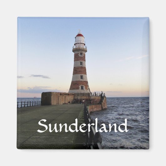Aimant Roker Lighthousem, Sunderland (Devant)