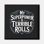 Aimant Role Playing Gamer Rpg Master D20 Tabletop Funny R (Devant)