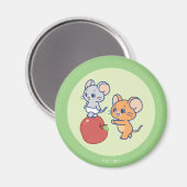 Aimant Rollage Anime Tuffy et Jerry Apple (Recto/Verso)