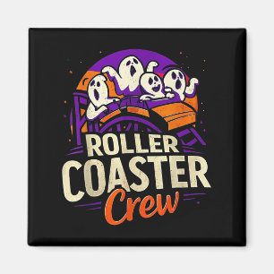 Aimant Roller Dessous de verre Boo Crew Funny Halloween G