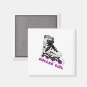 Aimant Roller Girl (Recto/Verso)