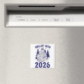Aimant Rollin Into 2026 Raccoon Funny Dumpster Fire 2025 (In Situ (Lave-vaisselle))