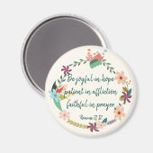 Aimant Romains 12:12 (Recto/Verso)