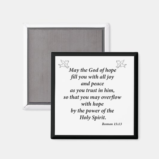 Aimant Romains 15:13 (Recto/Verso)