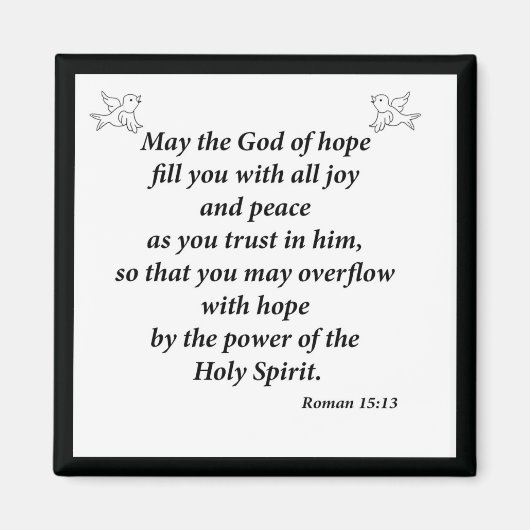 Aimant Romains 15:13 (Devant)