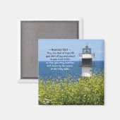 Aimant Romains 15:13 Puisse le Dieu de l'Espoir, Phare (Recto/Verso)