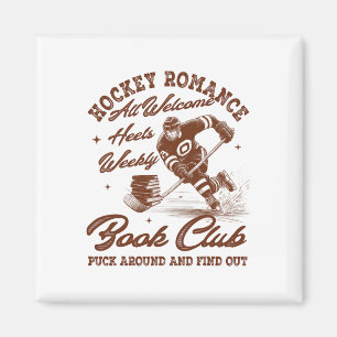 Aimant Romance de hockey Smut Lecteur Club de livre Amour