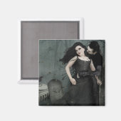 Aimant Romance du coeur noir (Recto/Verso)