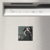 Aimant Romance du coeur noir (In Situ (Lave-vaisselle))
