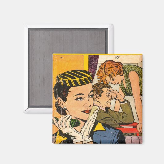 Aimant Romance vintage (Recto/Verso)