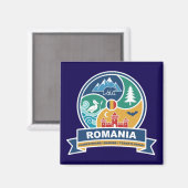 Aimant Romania Carpathians Danube Transylvania (Recto/Verso)