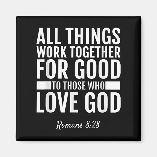 Aimant Romans 8_28 All Things Work Together For Good Bibl (Devant)