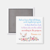 Aimant Romans 8 Verset Bible Design (Recto/Verso)