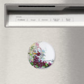 Aimant ROMANTICA Fleurs Tourbillonnantes Pensees Violette (In Situ (Lave-vaisselle))