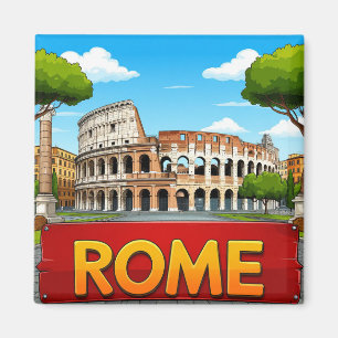 Aimant Rome Italie Cadeau de Voyage pour les Voyageurs du