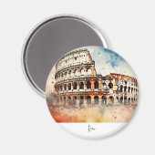 Aimant Rome Italie Colisée (Recto/Verso)