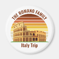 Rome Italie Famille Voyage Colisée Coucher de sole