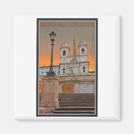 Aimant Rome - La Place d'Espagne (Devant)