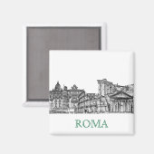 Aimant Rome, Rome... des cadeaux souvenirs de voyage (Recto/Verso)