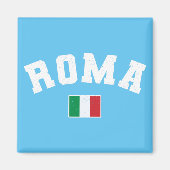 Aimant Rome Typographie athlétique en détresse avec drape (Devant)