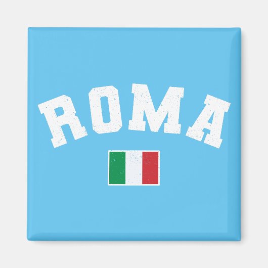 Aimant Rome Typographie athlétique en détresse avec drape (Devant)